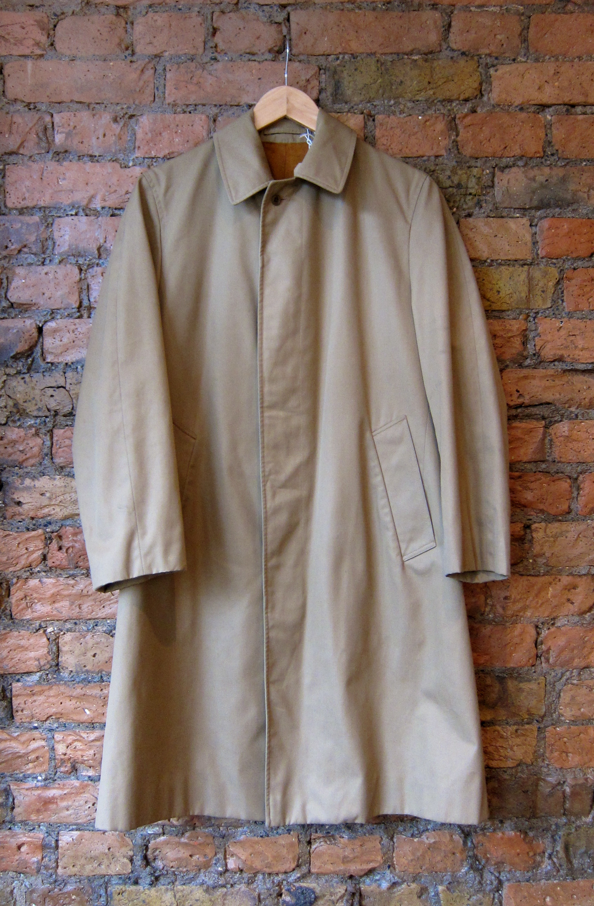 old burberry trench coat